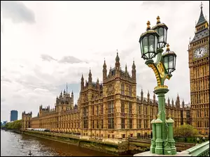 Tamiza, Londyn, Pałac Westminster, Anglia, Big Ben