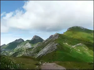 Góry, Droga, Łąka