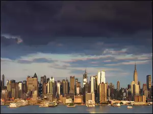 Nowy Jork, Miasta, Wieżowce, Panorama