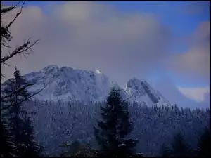 Giewont, Góry, Zimą