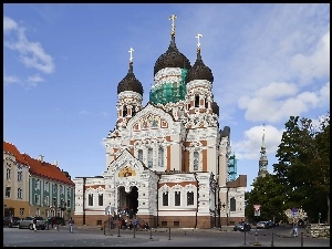 Kamienice, Tallin, Aleksandra, Katedra, Newskiego