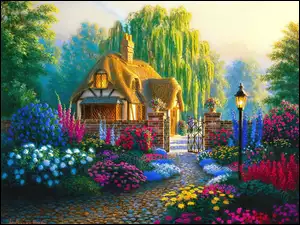 Dom, Randy Van Beek, Ogród, Kwiaty
