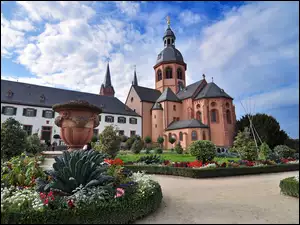 Niemcy, Kościół, Ogród, Klasztor, Hesja Seligenstadt