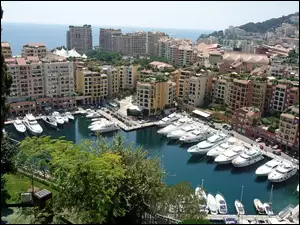 Monako, Domy, Monte Carlo, Jachty