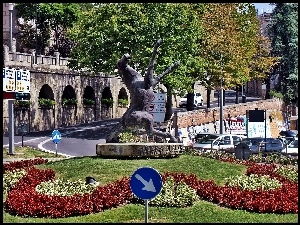 San Marino, Rondo, Posąg Konia, Ulica