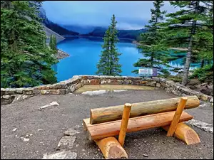 Jezioro, Kanada, Góry, Park Narodowy