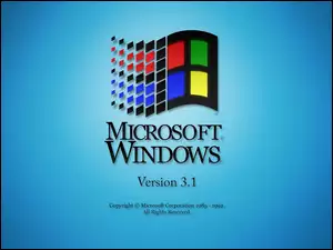 Microsoft, Logo, Windows, 3.1