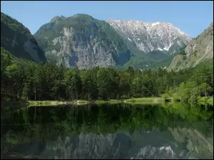 Odbicie, Góry, Jezioro