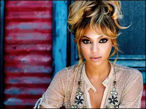 Beyonce Knowles, Włosy, Piosenkarka, Upięte