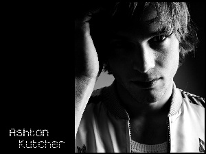 ręka, Ashton Kutcher, twarz