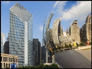 Chicago, Architektura, Millenium, Park