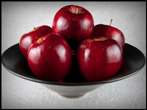 Jabłka, Patera, Czerwone