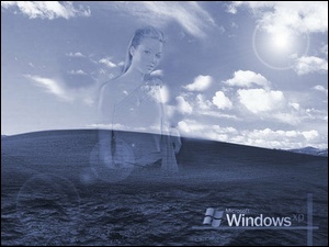 Windows XP, Tle, Dziewczyna, W
