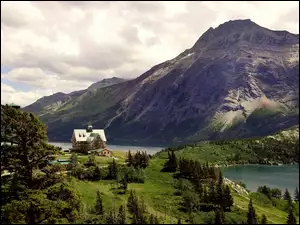 Kanada, Góry, Hotel Księcia Walii, Jezioro, Waterton