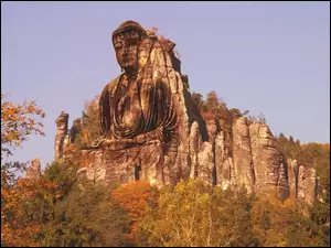 Las, Posąg, Budda
