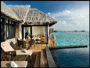 Malediwy, Hotel, Kurort