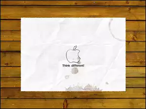 Napis, Apple, Podkładka, Logo, Plamy