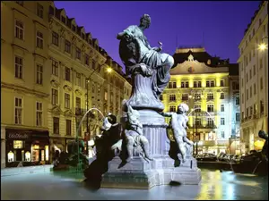 Wiedeń, Fontanna, Rzeźby
