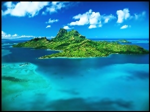 Morze, Bora, Polinezja, Bora, Francuska, Wyspa