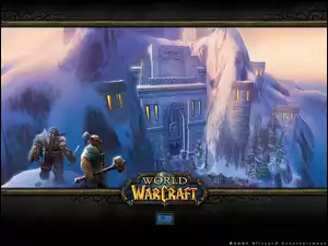 World Of Warcraft, góra, postacie, zamek, fantasy
