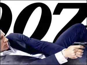 Daniel Craig, Agent 007, Pistolet, James Bond