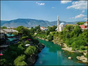 Rzeka, Hercegowina, Zabudowania, Mostar