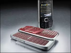 Czarny, Nokia E75, Wiśniowy