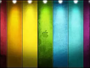 Apple, Pasy, Logo, Kolorowe