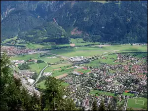 Panorama, Szwajcaria, Miasta, Interlaken