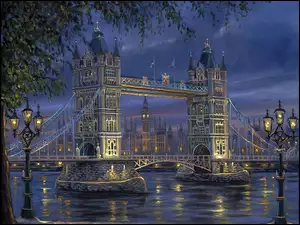 Anglia, Tower Bridge, Londyn, Most