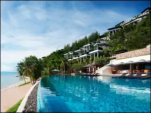 Hotel, Tajlandia, Basen, Plaża