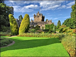 Szkocja, Zamek, Ogród
