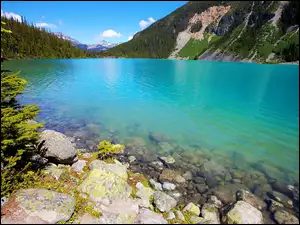 Kanada, Jezioro, Góry, Kamienie, Joffre