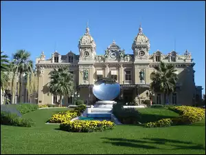 Pałac, Monako, Fontanna, Monte Carlo