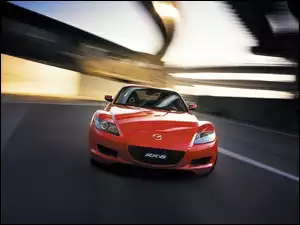 Czerwona, Mazda, RX-8