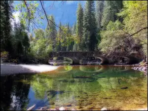 Most, Yosemite, Rzeka