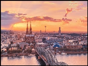 Katedra, Most, Niemcy, Hohenzzolernów, Kolonia, Gotycka