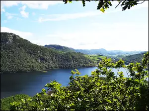 Góry, Norwegia, Jezioro, Krajobraz