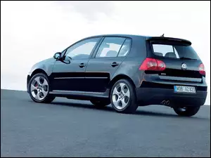 Czarny, Volkswagen Golf 5, GTI
