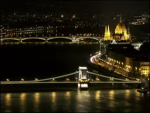 Rzeka, Węgry, Zabytki, Budapeszt, Most