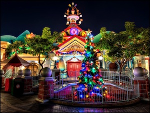 Dekoracje, Disneyland, Świąteczne
