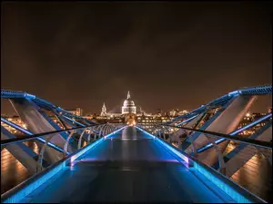 Londyn, Oświetlony, Most