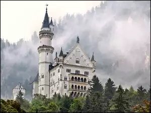 Chmury, Zamek Neuschwanstein, Góry