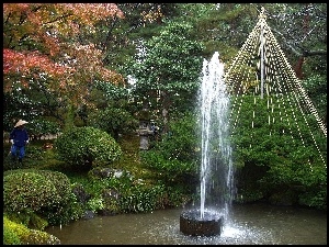 Fontanna, Kanazawa, Park