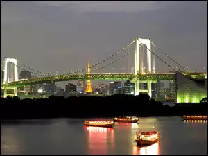 Most, Japonia, Rainbow Bridge, Tokio