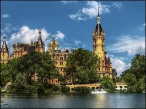 Zamek, Niemcy, Schwerin, Rzeka
