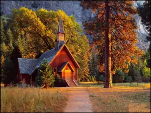 Kościółek, Jesieni, Góry, Kolory