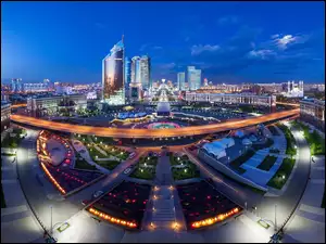 Astana, Miasta, Kazachstan, Panorama