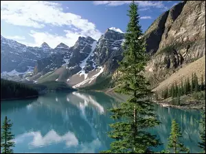 Kanada, Jezioro, Park Narodowy Banff, Góry