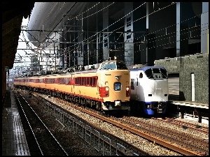 Dworzec Kolejowy, Japonia, Pociągi